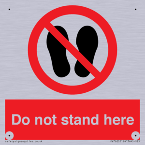 Do not stand here